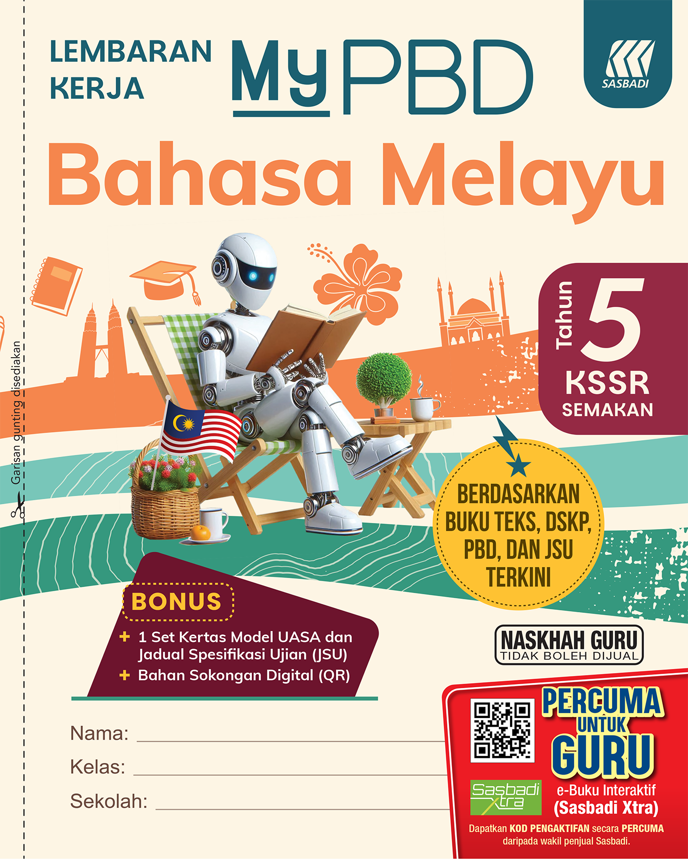 LEMBARAN KERJA MYPBD KSSR BM TAHUN 5 Cover
